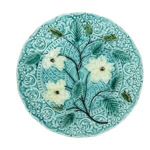 Villeroy & Boch Schramberg Majolica Plate Turquoise & Cream - Beautiful